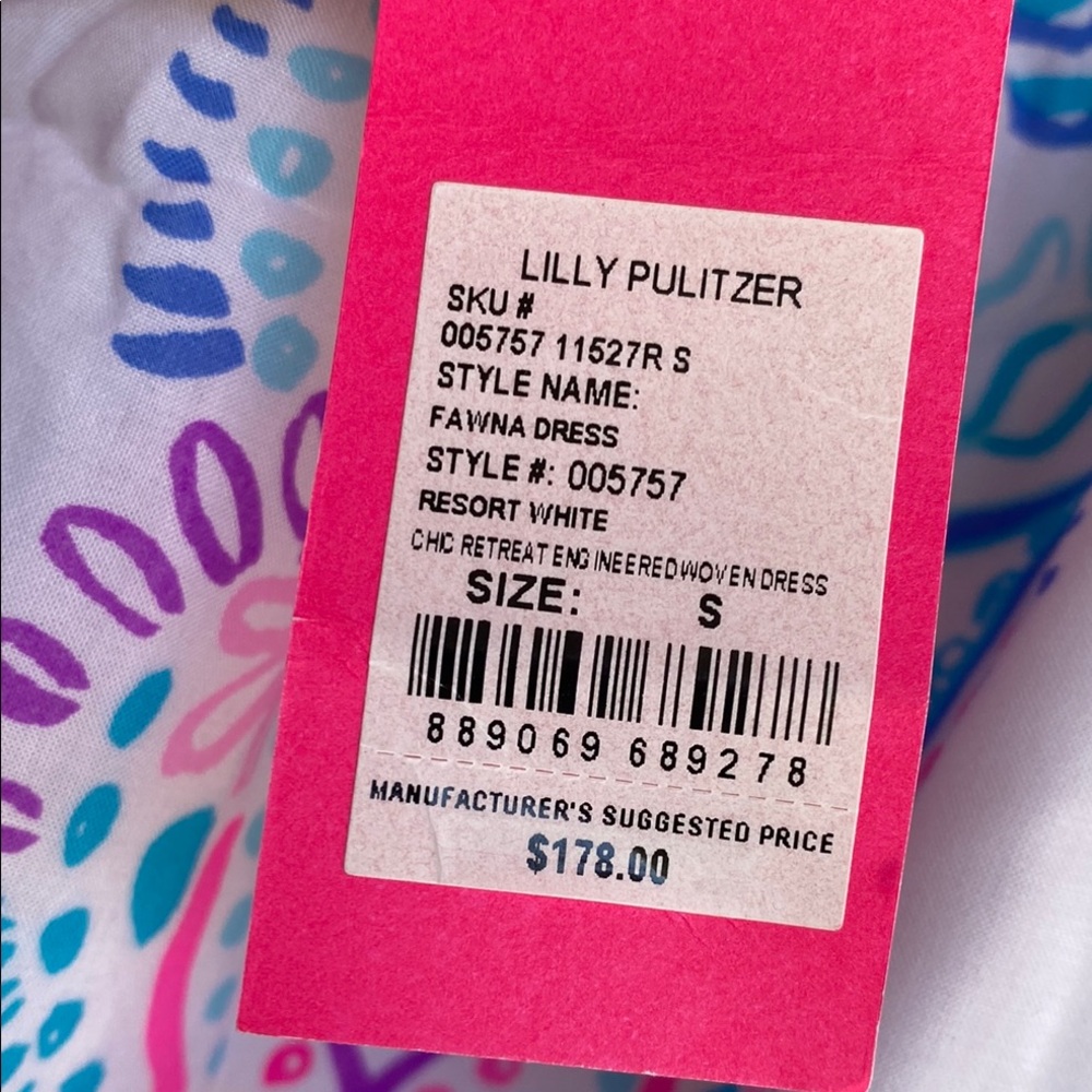 Lilly Pulitzer Colorful Off-Shoulder Dress 🐣 - Picture 4 of 7